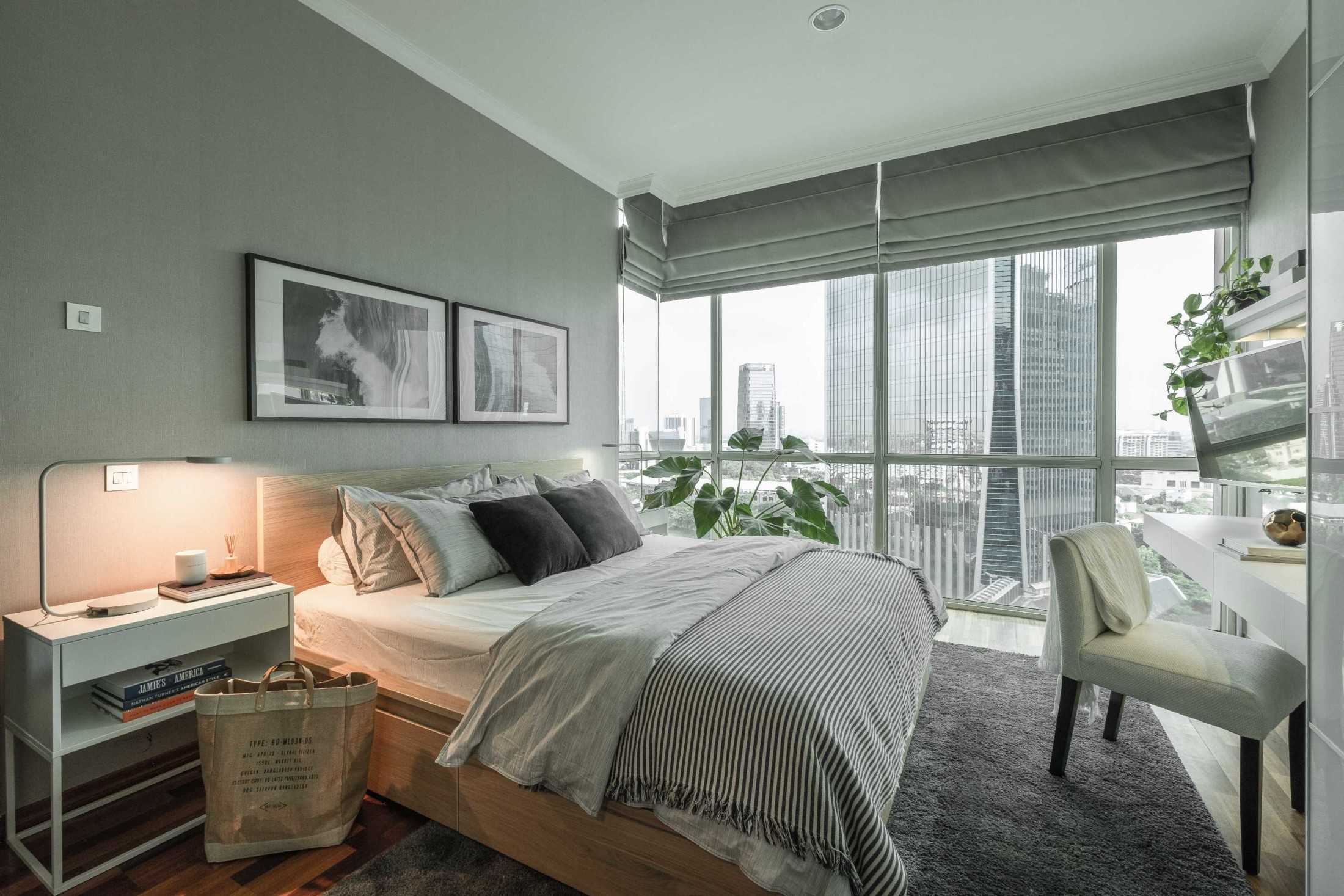 Kamar tidur BM Residence karya Makai Design Company (Sumber: arsitag.com)