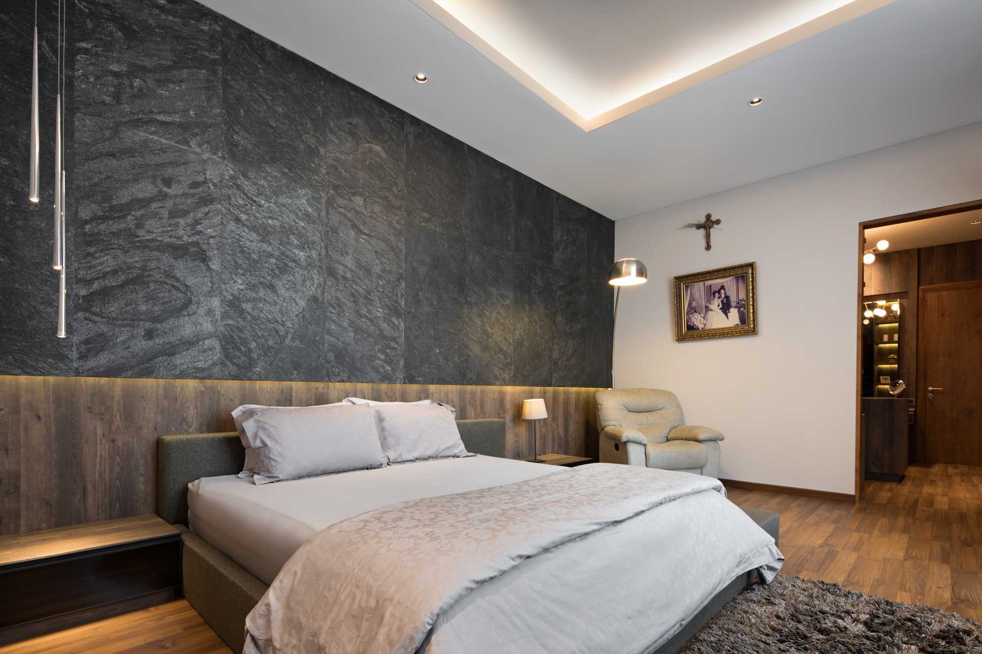 Kamar tidur utama B House karya Gohte Shafuji (Sumber: arsitag.com)