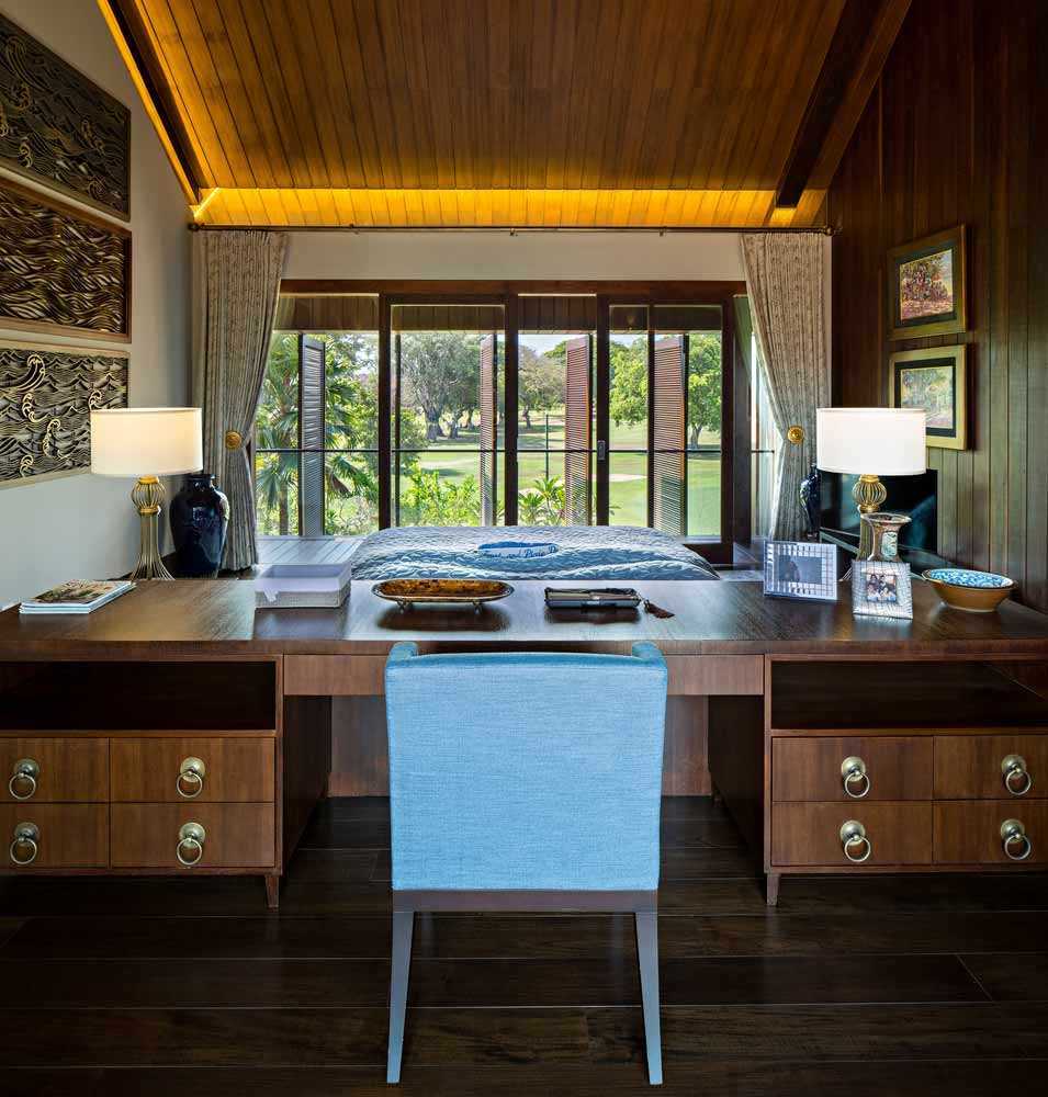 Kamar tidur tradisional yang elegan // archdaily.com