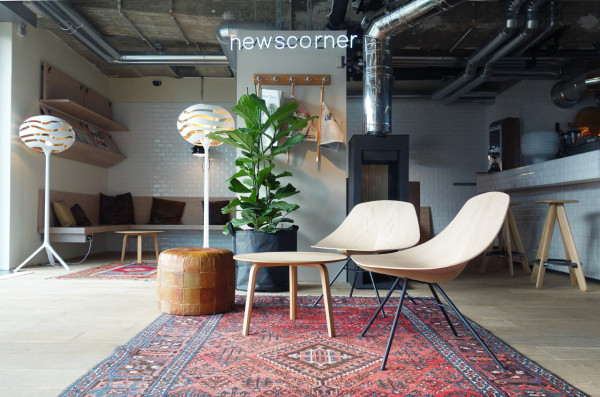 Desain hotel kekinian dengan sentuhan industrial, karya Werner Aisslinger // design-milk.com