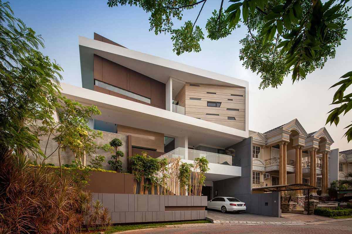 Desain rumah karya Dp+Hs Architects // Arsitag.com