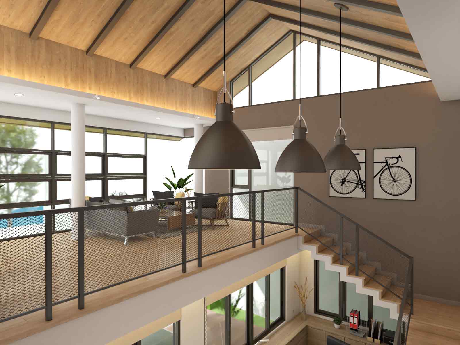 Ruang santai lantai 2 // arsitag.com